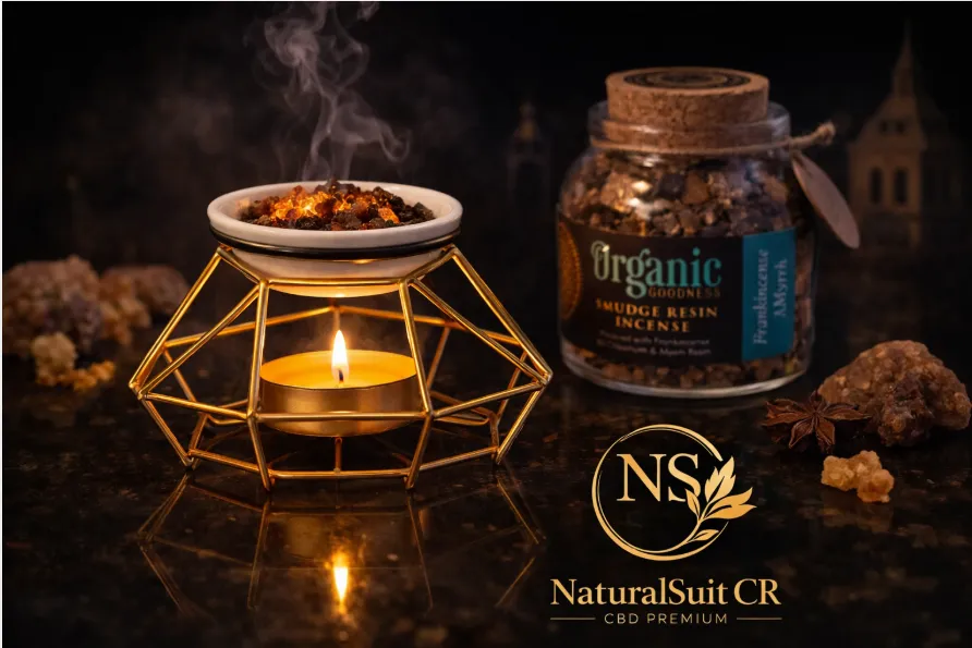 Resina Aromática Frankincense & Myrrh – Experiencia Espiritual de Lujo