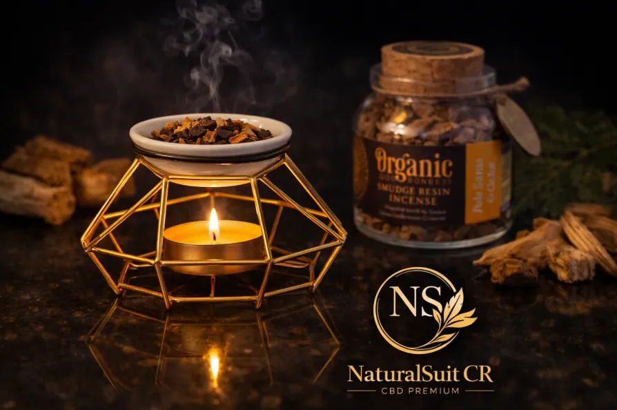 Resina Aromática Palo Santo & Cedar – Experiencia Sensorial NaturalSuit CR