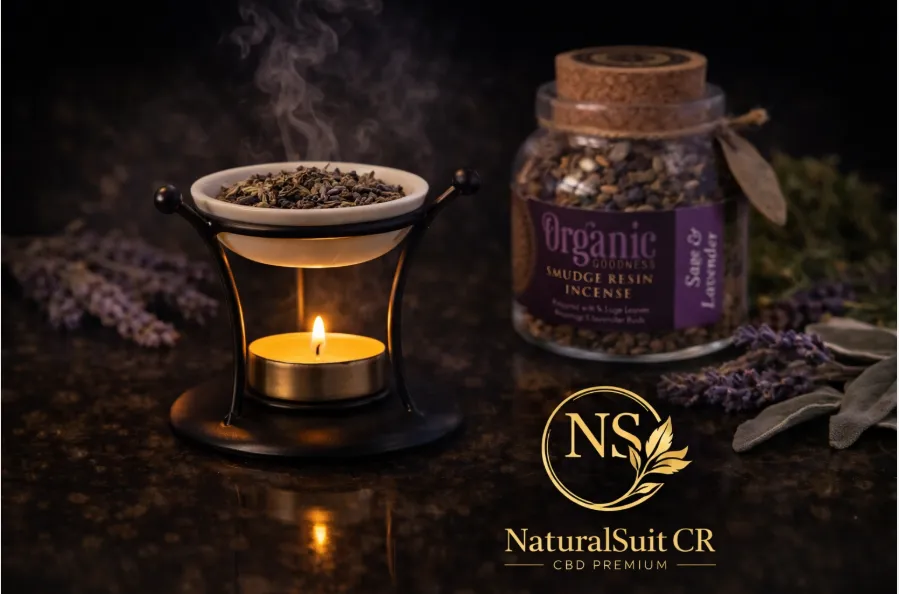 Resina Aromática Orgánica – Salvia & Lavanda